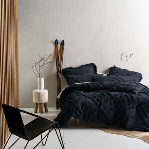 Linen House Adalyn Duvet Set Indigo - Dark Blue Cotton - Size Single Linen House Adalyn Duvet Set Indigo - Dark Blue Cotton - Size Single