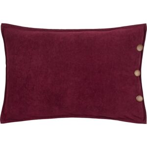 Furn. Effron Washed Velvet Feather Filled Cushion - Red - Size 35 Cm X 50 Cm Furn. Effron Washed Velvet Feather Filled Cushion - Red - Size 35 Cm X 50 Cm