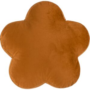 Heya Home Flower Velvet Reversible Ready Filled Cushion - Ginger - One Size Heya Home Flower Velvet Reversible Ready Filled Cushion - Ginger - One Size