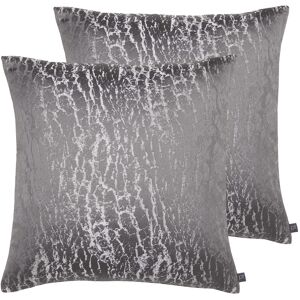 Prestigious Textiles Hamlet Cushions (Twin Pack) - Dark Grey - Size 50 Cm X 50 Cm Prestigious Textiles Hamlet Cushions (Twin Pack) - Dark Grey - Size 50 Cm X 50 Cm
