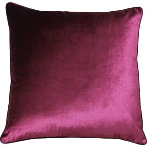 Paoletti Luxe Velvet 55x55 Poly Cushion Cran - Burgundy - One Size Paoletti Luxe Velvet 55x55 Poly Cushion Cran - Burgundy - One Size