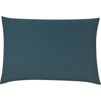 Furn. Contra - Velvet Feather Filled Cushion - Blue - Cushion Furn. Contra - Velvet Feather Filled Cushion - Blue - Cushion