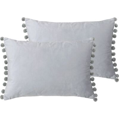 Paoletti Fiesta - Grey - 35x50 cm - Twin Pack - Cushion Paoletti Fiesta - Grey - 35x50 cm - Twin Pack - Cushion