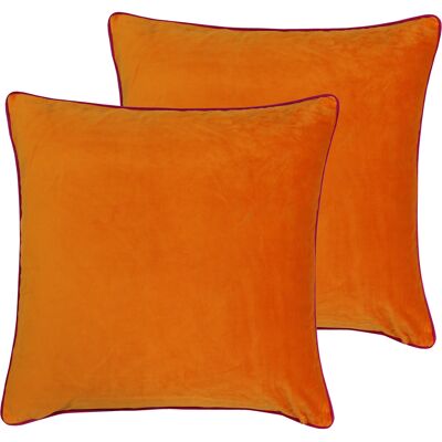 Paoletti - Meridian Cushions - Orange - Cushion cover Paoletti - Meridian Cushions - Orange - Cushion cover