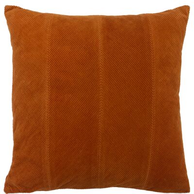 Furn. Jagger Ribbed Corduroy Cushion Cover - Orange Cotton - One Size Furn. Jagger Ribbed Corduroy Cushion Cover - Orange Cotton - One Size