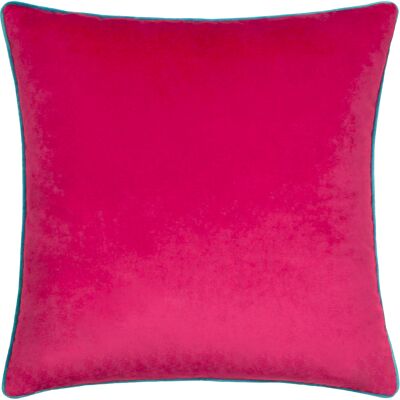 Paoletti Meridian Pink Velvet Cushion - One Size Paoletti Meridian Pink Velvet Cushion - One Size