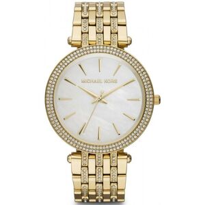 Michael Kors Mk3219 Darci Mother Of Pearl Dial Gold Steel Womens Watch - One Size