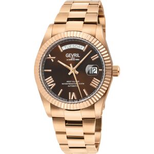 Gevril Mens West Village 48953b Swiss Automatic Sellita Sw200 Watch - Rose Gold Stainless Steel - One Size Gevril Mens West Village 48953b Swiss Automatic Sellita Sw200 Watch - Rose Gold Stainless Steel - One Size