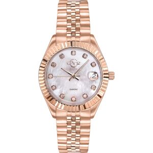Gv2 Naples 12403 Womens Swiss Quartz Stainless Steel Diamond Date Watch - Rose Gold - One Size Gv2 Naples 12403 Womens Swiss Quartz Stainless Steel Diamond Date Watch - Rose Gold - One Size