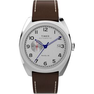 Timex Marlin Sub-Dial Automatic Mens Brown Watch Tw2v62000 Leather - One Size Timex Marlin Sub-Dial Automatic Mens Brown Watch Tw2v62000 Leather - One Size