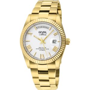 Gevril Mens West Village 48952b Swiss Automatic Sellita Sw200 Watch - Gold Stainless Steel - One Size Gevril Mens West Village 48952b Swiss Automatic Sellita Sw200 Watch - Gold Stainless Steel - One Size
