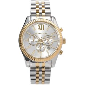 Michael Kors Mens' Lexington Watch Mk8344 - Silver & Gold Metal - One Size Michael Kors Mens' Lexington Watch Mk8344 - Silver & Gold Metal - One Size