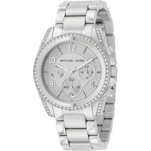 Michael Kors Womens Ladies' Blair Chronograph Watch Mk5165 - Silver Metal - One Size Michael Kors Womens Ladies' Blair Chronograph Watch Mk5165 - Silver Metal - One Size