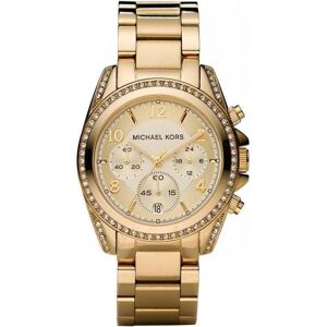 Michael Kors Womens Ladies' Blair Chronograph Watch Mk5166 - Gold Metal - One Size Michael Kors Womens Ladies' Blair Chronograph Watch Mk5166 - Gold Metal - One Size