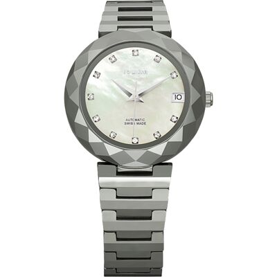 Jowissa : Womens Soletta Mother Of Pearl Watch - Silver - One Size Jowissa : Womens Soletta Mother Of Pearl Watch - Silver - One Size