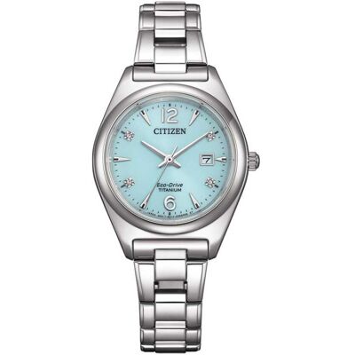 Citizen Womens Silver Watch Ew2601-81m Titanium - One Size Citizen Womens Silver Watch Ew2601-81m Titanium - One Size