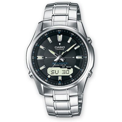 Casio Radio Controlled Watches Mens Silver Watch Lcw-M100dse-1aer Stainless Steel (Archived) - One Size Casio Radio Controlled Watches Mens Silver Watch Lcw-M100dse-1aer Stainless Steel (Archived) - One Size