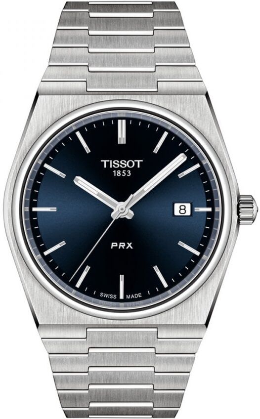 Tissot - Prx Stainless Steel Bracelet Blue Dial Mens Watch - One Size