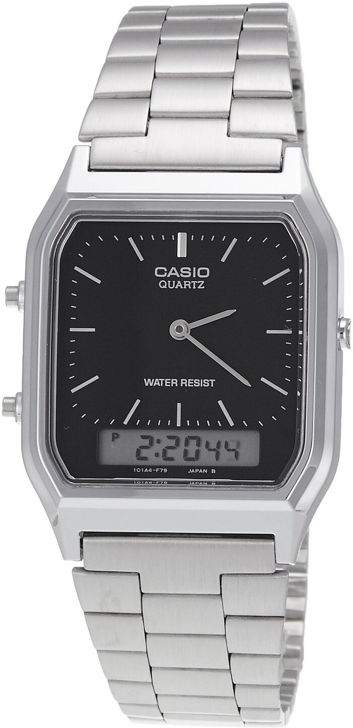 Casio Collection Mens Silver Watch Aq-230a-1dmqyes Stainless Steel (Archived) - One Size