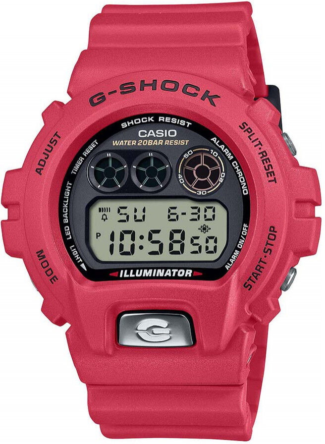 Casio Dw-6900tr-4er Mens G-Shock Watch - Red - One Size