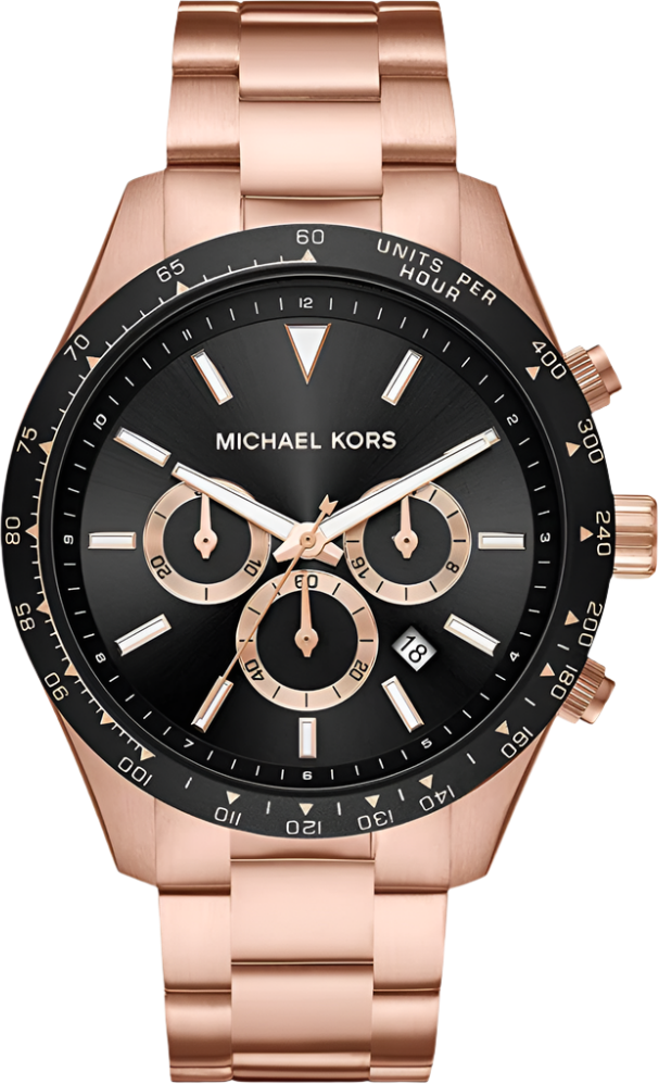 Michael Kors Mens Mk8824 Watch - Black - One Size