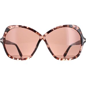 Tom Ford Butterfly Womens Coloured Havana Violet Rosemin Ft1013 - Pink - One Size Tom Ford Butterfly Womens Coloured Havana Violet Rosemin Ft1013 - Pink - One Size