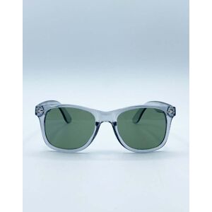 Svnx - Wayfarer - Translucent Grey - Khaki - One Size - Sunglasses Svnx - Wayfarer - Translucent Grey - Khaki - One Size - Sunglasses