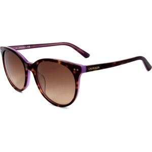 Calvin Klein Round Womens Tortoise Milky Purple Brown Ck18509s - One Size Calvin Klein Round Womens Tortoise Milky Purple Brown Ck18509s - One Size