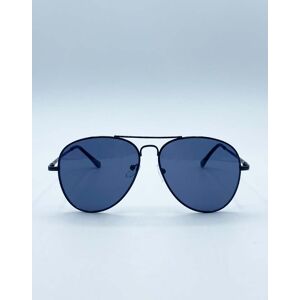 Svnx Mens Black Aviator With Lenses - One Size Svnx Mens Black Aviator With Lenses - One Size