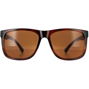 Guess Rectangle Mens Dark Havana Brown Gf0234 - One Size Guess Rectangle Mens Dark Havana Brown Gf0234 - One Size
