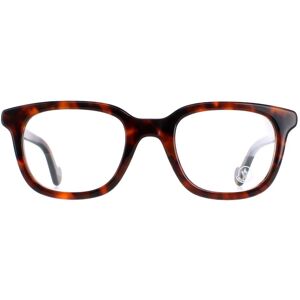 Moncler Rectangular Mens Dark Havana Glasses - Brown - One Size Moncler Rectangular Mens Dark Havana Glasses - Brown - One Size