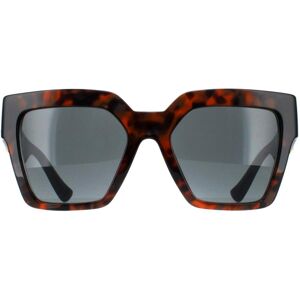 Versace Square Womens Dark Havana Grey Ve4458 - Brown - One Size Versace Square Womens Dark Havana Grey Ve4458 - Brown - One Size