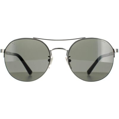 Police Aviator Mens Shiny Full Palladium Smoke Grey Spla24 Lewis 03 - Silver Metal - One Size Police Aviator Mens Shiny Full Palladium Smoke Grey Spla24 Lewis 03 - Silver Metal - One Size