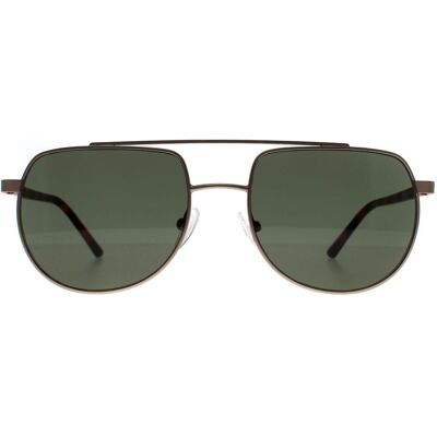 Calvin Klein Aviator Mens Matte Light Gold Green Ck20301s Metal - One Size Calvin Klein Aviator Mens Matte Light Gold Green Ck20301s Metal - One Size