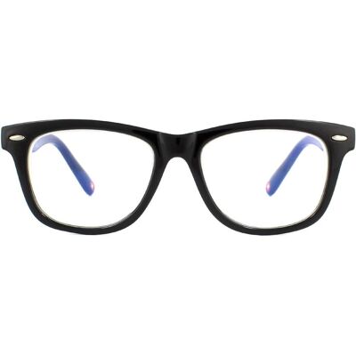 Montana Unisex Childrens Glasses Frames KBLF1 1 Black Blue Light Block - One Size Montana Unisex Childrens Glasses Frames KBLF1 1 Black Blue Light Block - One Size
