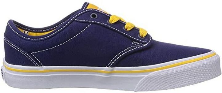 Vans Childrens Unisex Atwood Low Top Purple Kids Plimsolls Textile - Size Uk 12.5 Kids