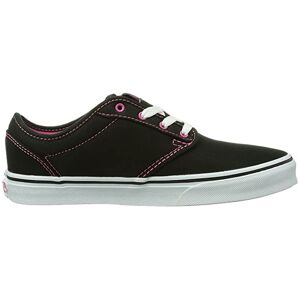 Vans Childrens Unisex Atwood Lace-Up Black Canvas Kids Plimsolls K2uddc Textile - Size Uk 13 Kids Vans Childrens Unisex Atwood Lace-Up Black Canvas Kids Plimsolls K2uddc Textile - Size Uk 13 Kids