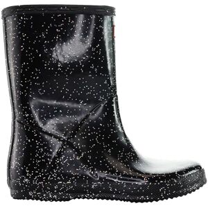 Hunter Childrens Unisex Giant Glitter Kids Black Wellington Boots Rubber - Size Uk 4 Infant Hunter Childrens Unisex Giant Glitter Kids Black Wellington Boots Rubber - Size Uk 4 Infant
