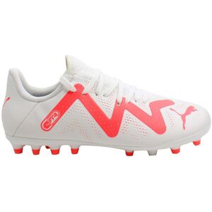 Puma Childrens White Future Play MG Jr Football Boots - Kids Puma Childrens White Future Play MG Jr Football Boots - Kids