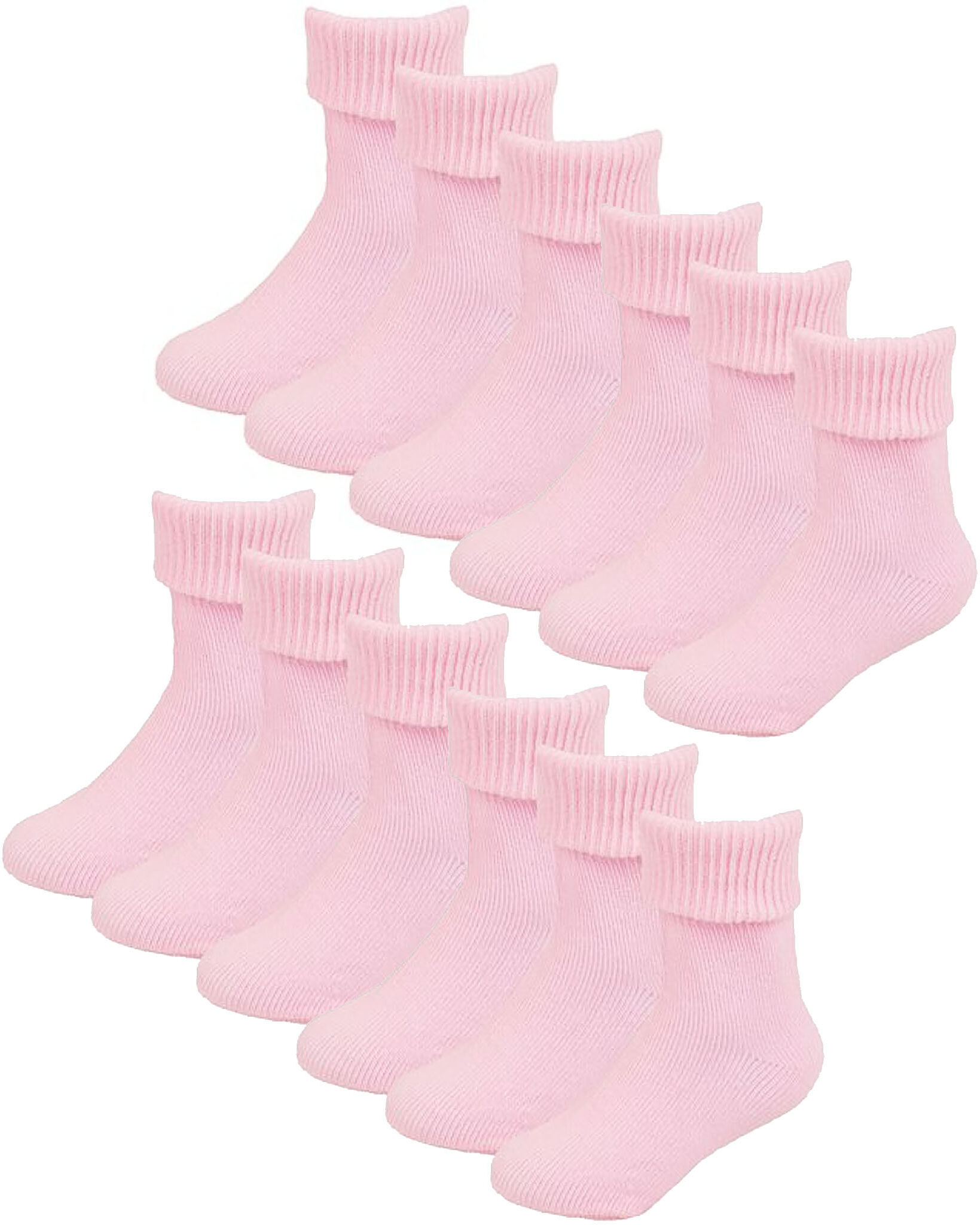 Sock Snob Unisex Baby Cotton Turn Over Top Socks