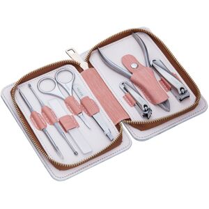 Bertha Womens Melina 8 Piece Surgical Steel Groom Kit - Na Stainless Steel - One Size