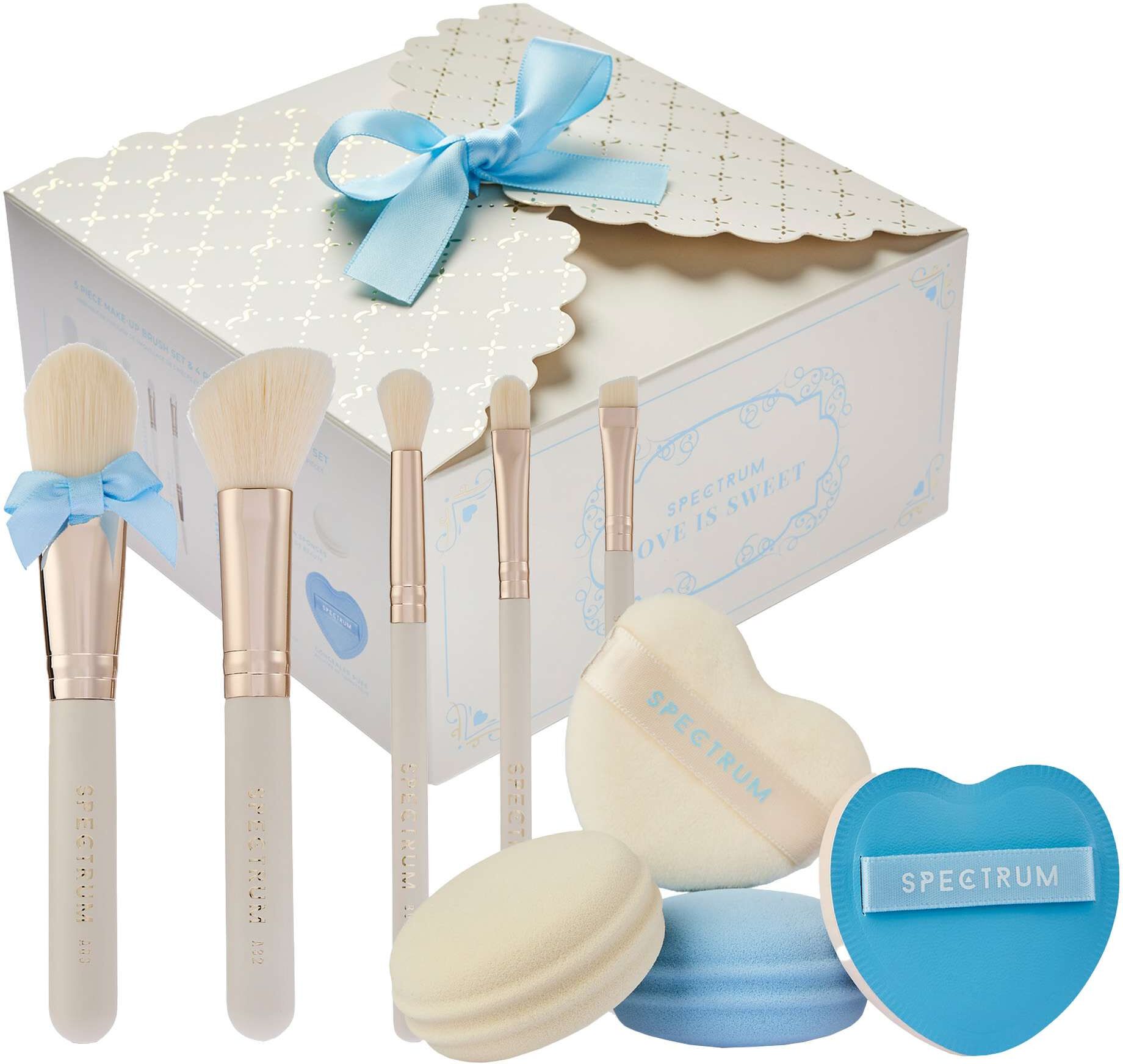 Spectrum Womens Collections Love Is Sweet Makeup Brush And Sponge Set - One Size