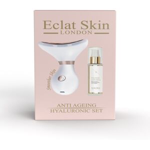 Eclat Skin London Anti-Ageing Hyaluronic Acid Set ( Neck & Jawliner + Ha Serum ) - Blue - One Size Eclat Skin London Anti-Ageing Hyaluronic Acid Set ( Neck & Jawliner + Ha Serum ) - Blue - One Size