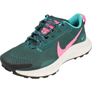 Nike Womens Air Pegasus Trail 3 Green Trainers - Size Uk 3.5