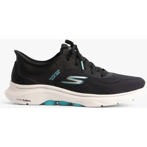 Skechers 125233/bkaq Go Walk 7 - Valin Womens Trainers Black/aqua - Multicolour - Size Uk 4