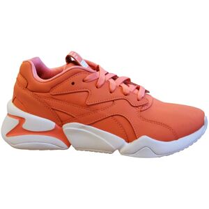 Puma Nova X Pantone Low Living Coral Leather Lace Up Womens Trainers 370723 01 - Orange Leather (Archived) - Size Uk 3.5 Puma Nova X Pantone Low Living Coral Leather Lace Up Womens Trainers 370723 01 - Orange Leather (Archived) - Size Uk 3.5
