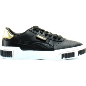 Puma Cali Bold Metallic Black Gold Leather Lace Up Womens Trainers 371207 02 - Size Uk 4.5 Puma Cali Bold Metallic Black Gold Leather Lace Up Womens Trainers 371207 02 - Size Uk 4.5