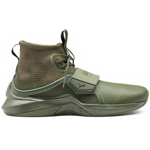 Puma X Rihanna Fenty Ignite Womens Green Hi Trainers Leather - Size Uk 4.5 Puma X Rihanna Fenty Ignite Womens Green Hi Trainers Leather - Size Uk 4.5