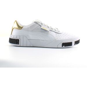 Puma Cali Bold White Leather Womens Lace Up Trainers 371207 01 - Size Uk 4.5 Puma Cali Bold White Leather Womens Lace Up Trainers 371207 01 - Size Uk 4.5