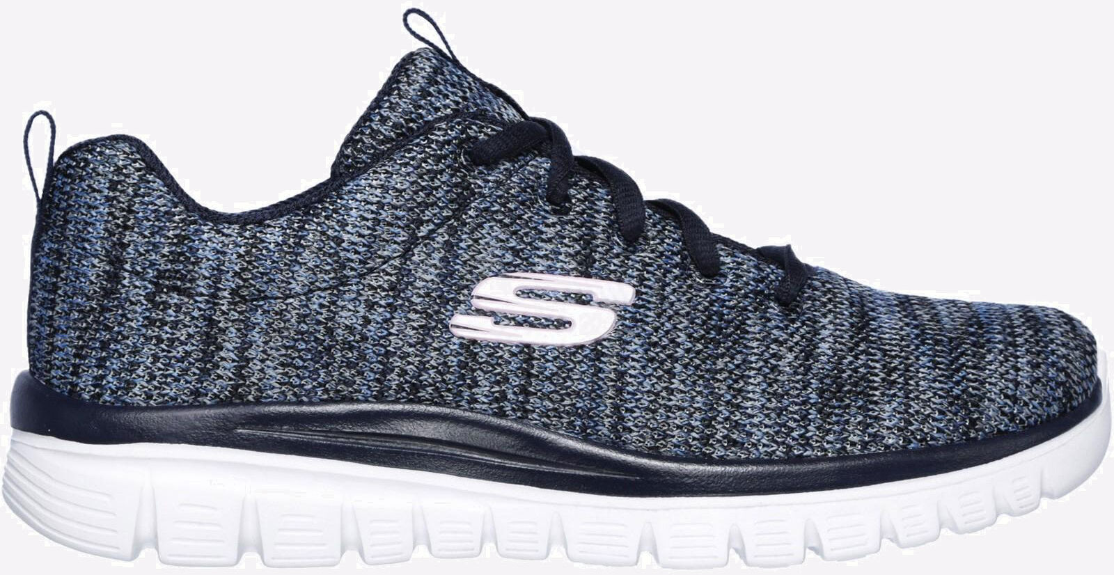 Skechers Graceful Fortune Memory Foam Womens - Navy - Size Uk 8